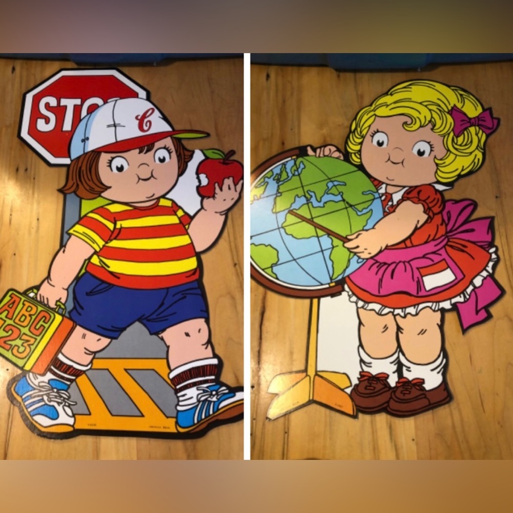 3/$40 Campbell’s Soup kids “Back to School” posters